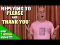 Learning English - Lesson Four (Response to ’Please’/’Thank You