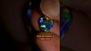 Download lagu Black opal at its best $16,000 a carat #blackopal #gemstone #opal mp3
