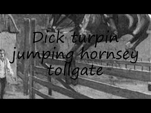 How to pronounce Dick turpin jumping hornsey tollgate in English?