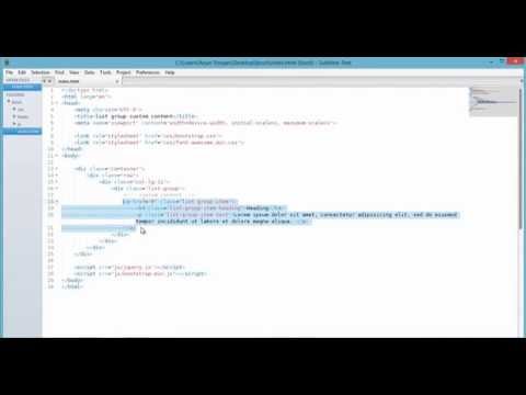 bootstrap 3   list group   custom content 720p