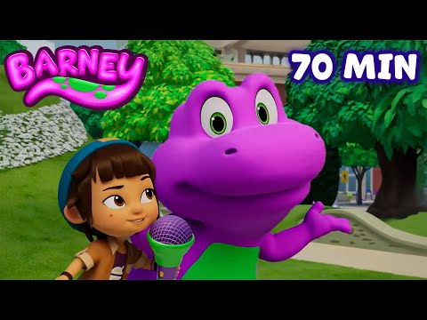 So MUCH Fun with Your Favorite Dinosaur! | Barney's World | 70+ Minutes Kids Cartoon