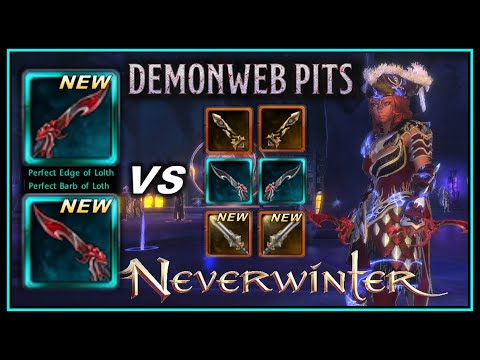 NEW Perfect Weapons versus Mirage, Weaver & Masterwork! (best in slot?) Dps/Tank/Heal - Neverwinter