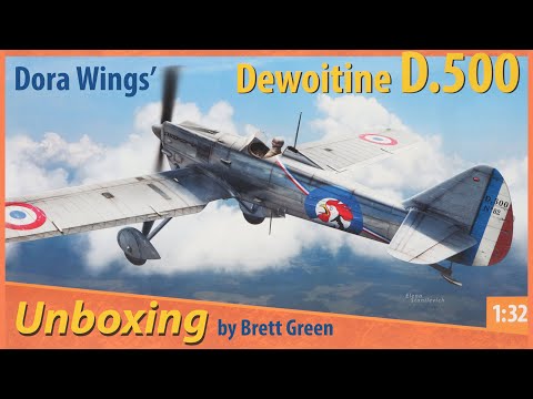 Squadron ScaleWorkshop No.185 - Unboxing Dora Wings' 1/32 Dewoitine D.500