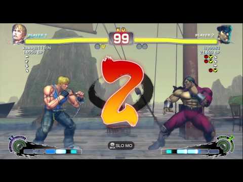 藍弟 lsy9983 [Bison] vs kawagu111chi [Cody] SSF4 Japanese Online Ranked Matches - TRUE-HD
