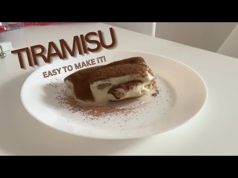 Tiramisu in Slow motion - How to make it? #shorts