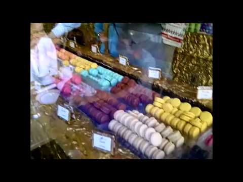 We visit the Laduree London store to try their macarons