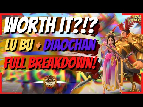 Lu Bu and Diaochan WORTH IT?!? Breakdown and possible replacements!