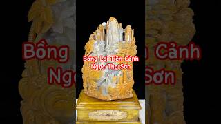 Tác Phẩm Bồng Lai Tiên Cảnh Ngọc Thọ Sơn (Agalmatolite) Vàng Ngọc Size 18.1kg Phát Triển Vững Bền