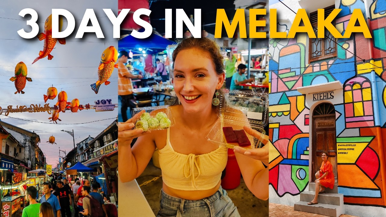 MELAKA MALAYSIA 🇲🇾 Charming Port City, Colorful Streets & Food Heaven!