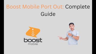How to Port Out Boost Mobile Number