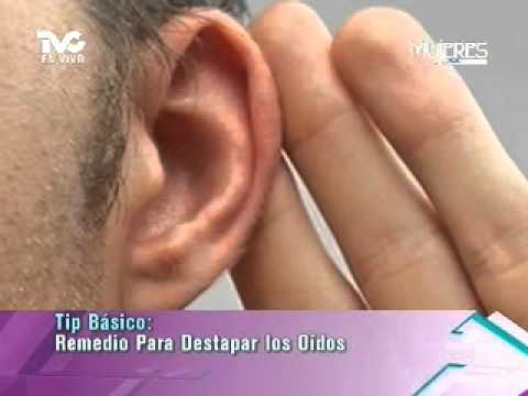 Remedio casero para destapar los oídos