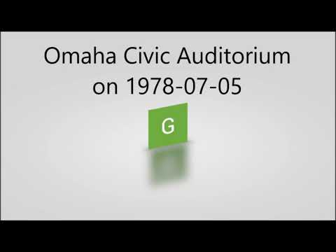 Omaha Civic Auditorium on 1978 07 05