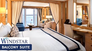 Windstar Star Breeze | Balcony Suite Tour & Review 4K | Windstar Cruises