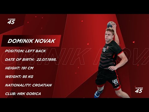 Dominik Novak - Left Back - HRK Gorica - Highlights - Handball - CV - 2020/21