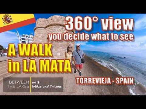 360° VIDEO - A Walk in La Mata Torrevieja Costa Blanca, like never before - Between the Lakes