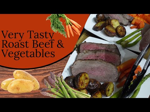 Roast Beef Joint & Vegetables || #easyrecipes #beef #vegetables