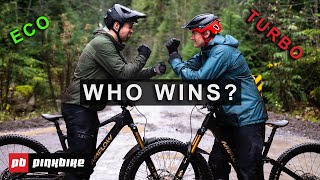 Eco vs Turbo on Identical eMTBs — 50 km, 2,000 m, Who Wins?