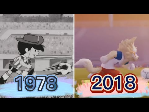 World Cup Mascots (Media Evolution) 1966-2022