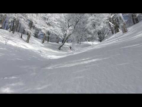 "Skiers Left" behind Yamabiko in Nozawa Onsen, Japan