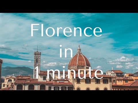 🇮🇹 Explore Florence beautiful city in Toscany | by One Minute City
