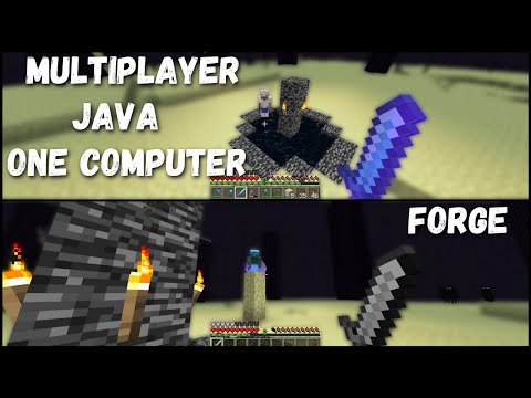 Turtilee - How To Play Minecraft Split Screen On PC With Only One Account (Forge)