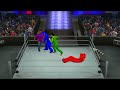 WWE SDVR 2011 Sesame Street Battle Royal Elmo Vs Cookie Monster Vs Ernie Vs Bert