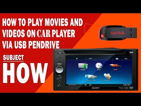 What video format/converter to use to play usb video in car