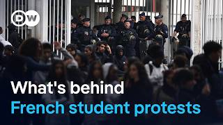 Why France's school students are protesting against their government | DW News
