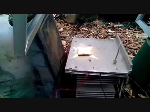 Fresnel lense for Peltier thermoelectric generator