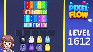 Pixel Flow Level 1612 Solution Walkthrough
