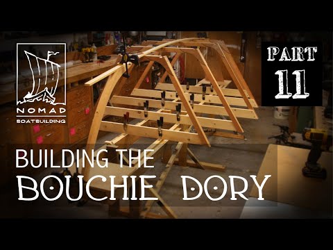 Building the Bouchie Dory Part 11 - Setting up the building jig.