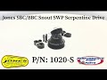 Jones SBC/BBC Serpentine Water Pump Pulley Kit (7800-9200 RPM)