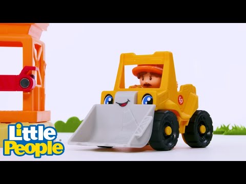 ⭐️ A Day at the Construction Site 🏗👷‍♂️ ⭐️ @littlepeople Season ⭐️ - Kids TV Series, Kingdom Kids Zone - Little People - Fisher Price