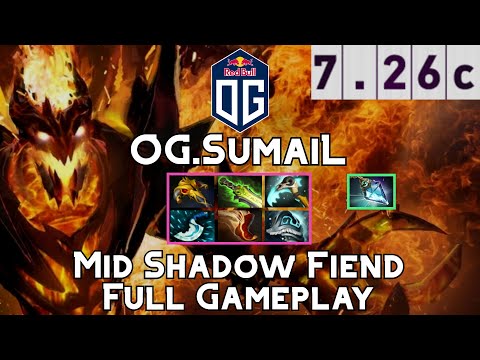 Shadow Fiend | OG.SumaiL | King of Mid Carry Shadow Fiend Full Gameplay | 7.26c Full Gameplay