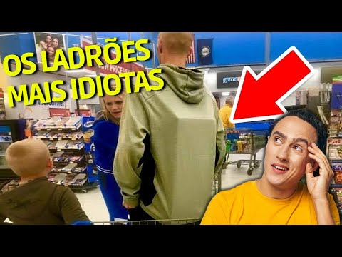 Os ladrões mais idiotas capturados pela câmera