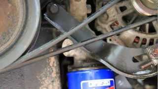 How To Change the Belts on a Mercury Villager Minivan Nissan Quest Alternator Belts Serpentine 1994
