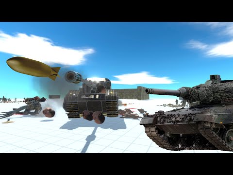Tanks vs DINOSAURS - Animal Revolt Battle Simulator