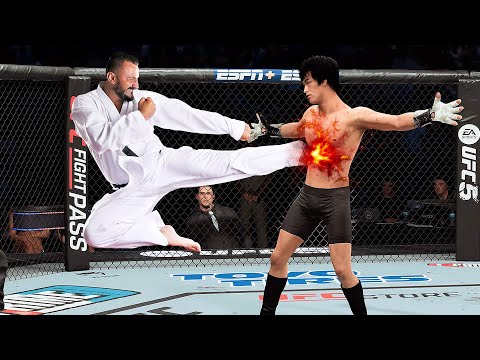 🐲 UFC5 Bruce Lee vs Karate Devil UFC 5 - Super Fight 🐲