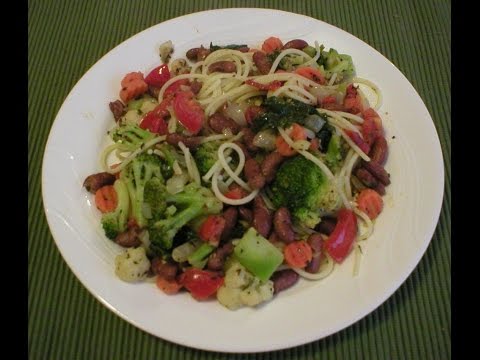 EASY Vegetables with Pasta