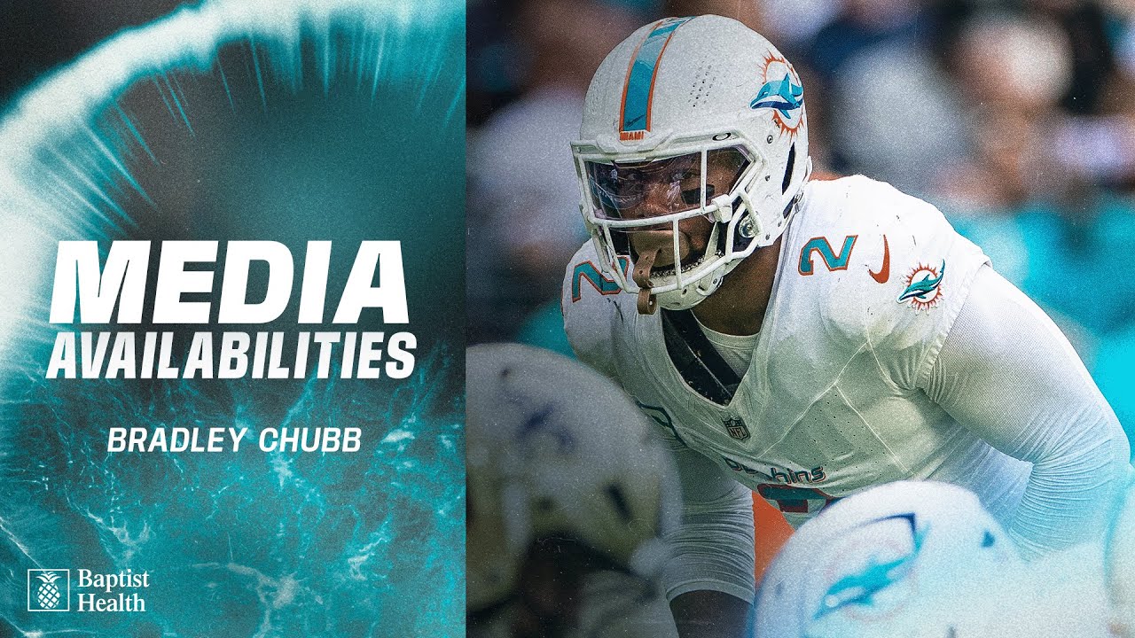 Bradley Chubb meets with the media | Miami Dolphins