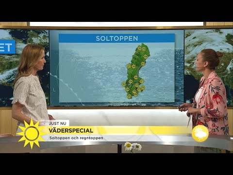 Här har det varit mest sol i Sverige - Nyhetsmorgon (TV4)