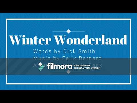 Winter Wonderland arr. Andy Beck - BARITONE
