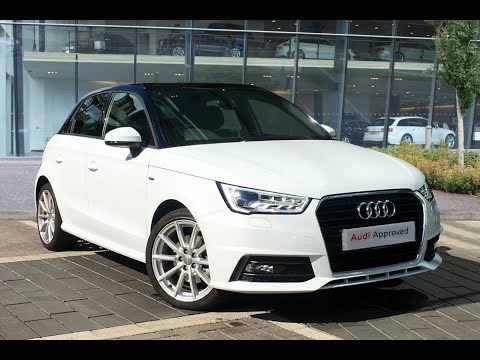 KF16XYV AUDI A1 SPORTBACK TFSI S LINE WHITE 2016, West London Audi