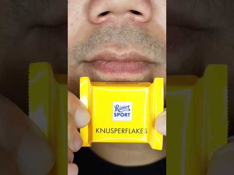 Praline (Edelnugat) Ritter SPORT🥶😁👍 Cubes Classic Chocolate ASMR