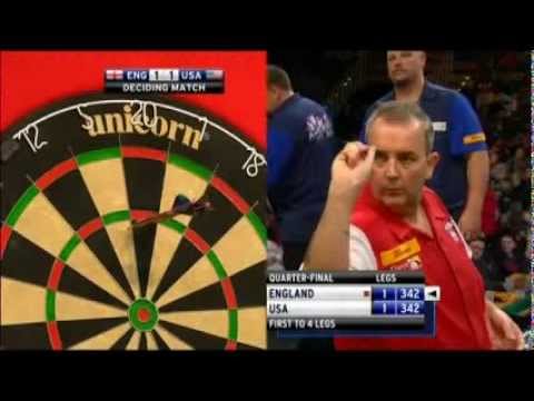 England vs USA World Cup of Darts 2012 Quarter Finals