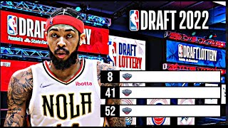 New Orleans Pelicans Full 2022 NBA Mock Draft [8th, 41st, 52nd] Brandon Ingram | Zion Williamson