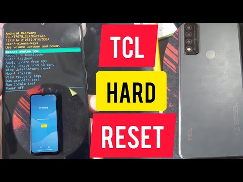 TCL 20 R 5G T767H HARD RESET/FACTORY RESET OR Pattern Unlock Easy Trick With Keys