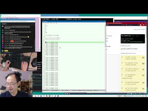 2021-12-05 Intro to Emacs Xah-Fly-Keys and playing vim golf