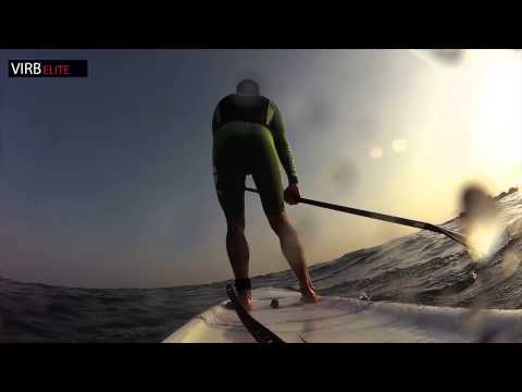 F-ONE SUP race Garmin VIRB Testeur