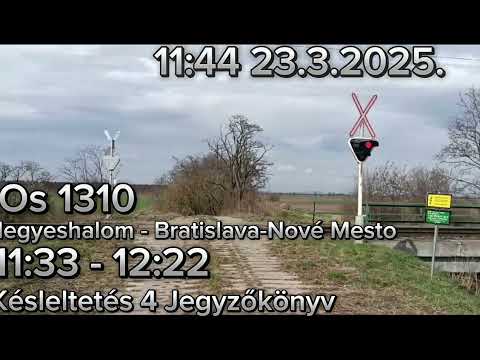 Železničné priecestie/Vasúti Átjárók Bezenye (H) 23.3.2025.